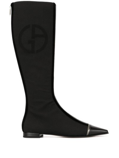 μποτεσ Giorgio Armani Knee Length γυναικεια μαυρα | GR15745