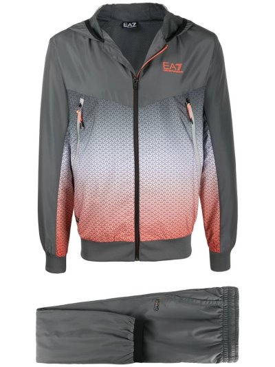 μπουφαν Ea7 Emporio Armani Gradient Print ανδρικα γκρι | GR08590