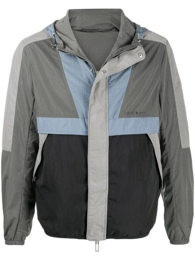 μπουφαν Armani Emporio Colour Block Κουκουλοφόρος ανδρικα πρασινο | GR28551
