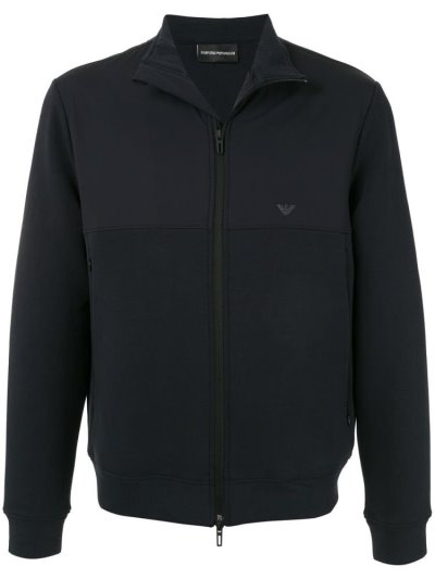 μπουφαν Armani Emporio Embroidered Logo ανδρικα μπλε | GR98812