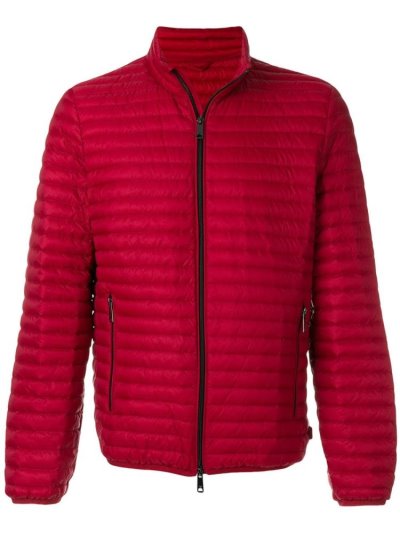 μπουφαν Armani Emporio Long Sleeve Padded Jacket ανδρικα κοκκινα | GR47105