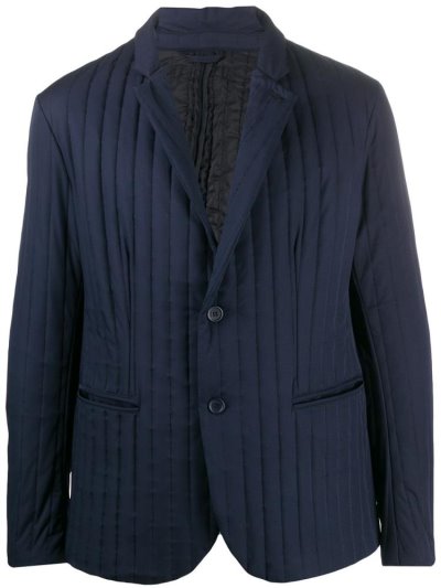 μπουφαν Armani Emporio Quilted ελαφρια ανδρικα μπλε | GR09530