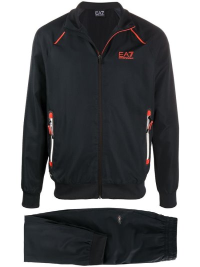 μπουφαν Armani Emporio Κουκουλοφόρος Αθλητικά Jacket ανδρικα μπλε | GR44212