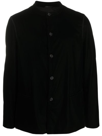μπουφαν Giorgio Armani Button Down ανδρικα μαυρα | GR35998