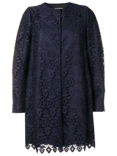 παλτό Armani Emporio Macramé Geometric Patterned γυναικεια μωβ | GR99321