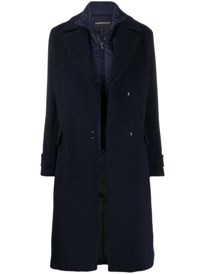 παλτό Armani Emporio Oversized Wool γυναικεια μπλε | GR37700