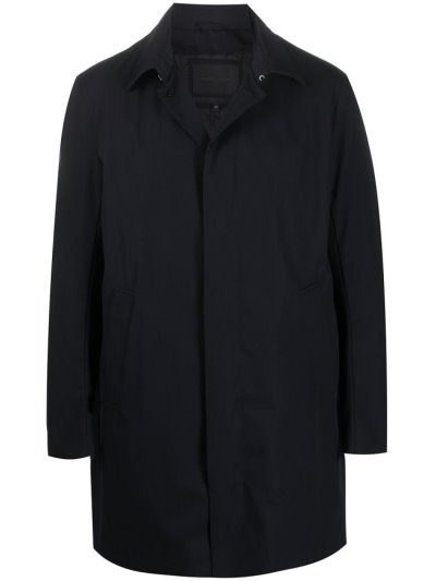 παλτό Armani Emporio Κουκουλοφόρος Raincoat ανδρικα μπλε | GR55525
