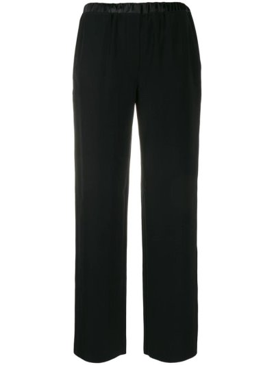 παντελονι Ea7 Emporio Armani Contrast waist γυναικεια μαυρα | GR25007