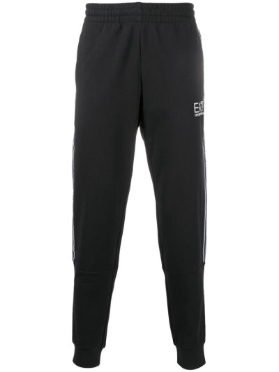 παντελονι Ea7 Emporio Armani Logo Print tracking ανδρικα μαυρα | GR21117