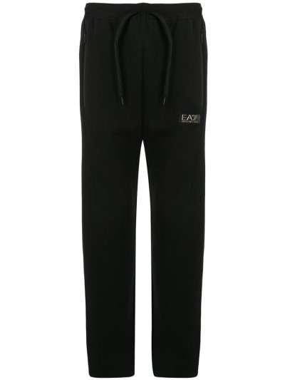 παντελονι Ea7 Emporio Armani Straight Leg tracking ανδρικα μαυρα | GR84069