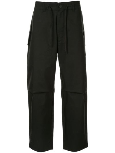 παντελονι Armani Emporio Cargo Drawstring ανδρικα μαυρα | GR41728