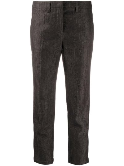 παντελονι Armani Emporio Crinkled Slim Fit γυναικεια μπλε | GR04866