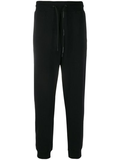 παντελονι Armani Emporio Cropped Drawstring tracking ανδρικα μαυρα | GR76795