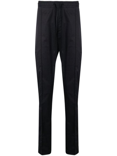 παντελονι Armani Emporio Drawstring Straight Leg ανδρικα μαυρα | GR39076