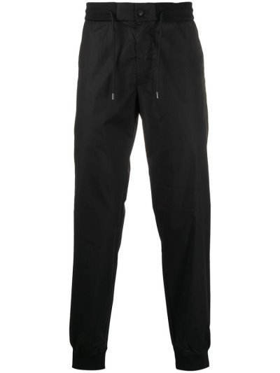 παντελονι Armani Emporio Drawstring waist tracking ανδρικα μαυρα | GR71170