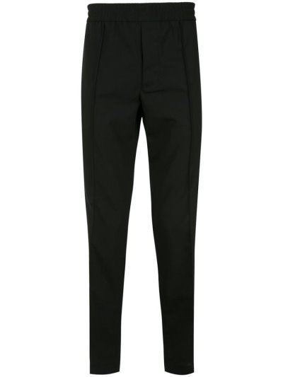 παντελονι Armani Emporio Elasticated waist Slim Fit ανδρικα μαυρα | GR65185
