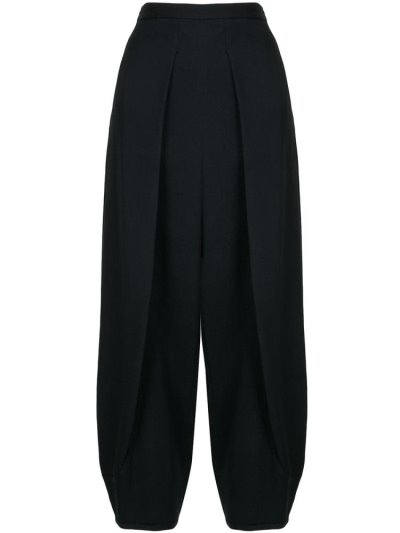 παντελονι Armani Emporio High Waisted Balloon γυναικεια μπλε | GR78245