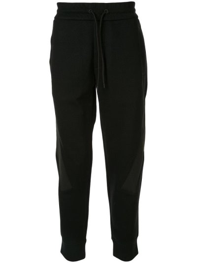 παντελονι Armani Emporio Jersey Drawstring tracking ανδρικα μαυρα | GR45679