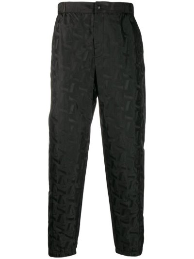 παντελονι Armani Emporio Logo Print tracking ανδρικα μαυρα | GR84778
