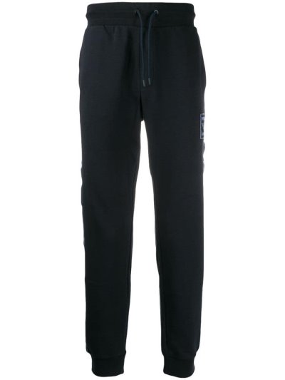 παντελονι Armani Emporio Logo Stripe tracking ανδρικα μπλε | GR47786