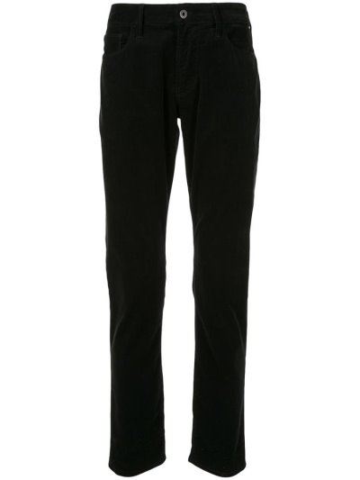 παντελονι Armani Emporio Mid Rise Straight Leg ανδρικα μαυρα | GR66385