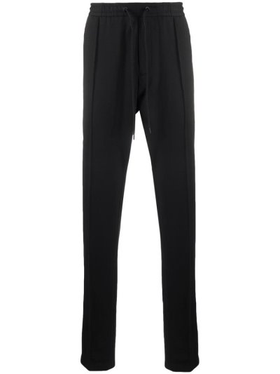 παντελονι Armani Emporio Piped Slim Fit tracking ανδρικα μαυρα | GR04433
