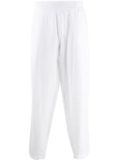 παντελονι Armani Emporio Relaxed Straight Leg ανδρικα ασπρα | GR87060