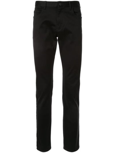 παντελονι Armani Emporio Slim Fit ανδρικα μαυρα | GR43676
