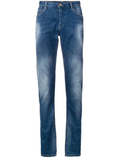 παντελονι Armani Emporio Slim Fit ανδρικα μπλε | GR45055