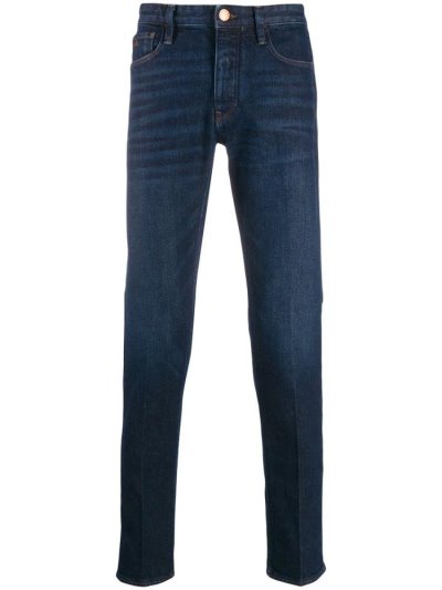 παντελονι Armani Emporio Slim Fit Denim ανδρικα μπλε | GR95053