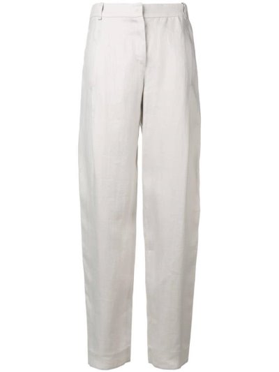 παντελονι Armani Emporio Straight Leg Tailored Pants γυναικεια Μπεζ | GR04273