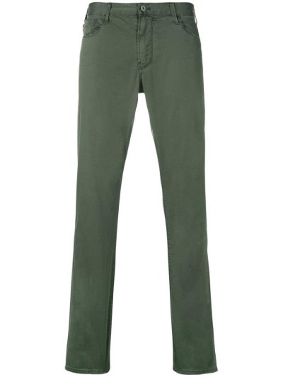 παντελονι Armani Emporio Straight Leg ανδρικα πρασινο | GR36294