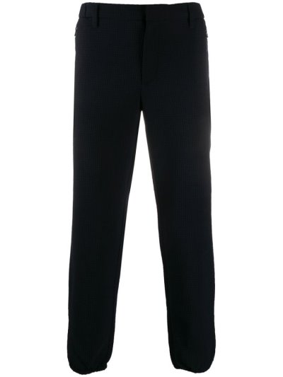 παντελονι Armani Emporio Tapered Check ανδρικα μπλε | GR09871