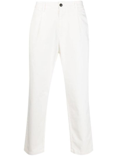 παντελονι Armani Emporio Tapered ανδρικα ασπρα | GR33363