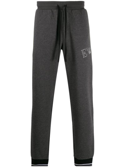παντελονι Armani Emporio Woven Logo Print tracking ανδρικα γκρι | GR17400