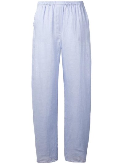 παντελονι Armani Emporio φαρδια Leg γυναικεια μπλε | GR40484