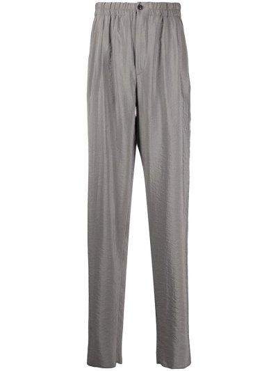 παντελονι Giorgio Armani High Waisted Straight Leg ανδρικα γκρι | GR72827