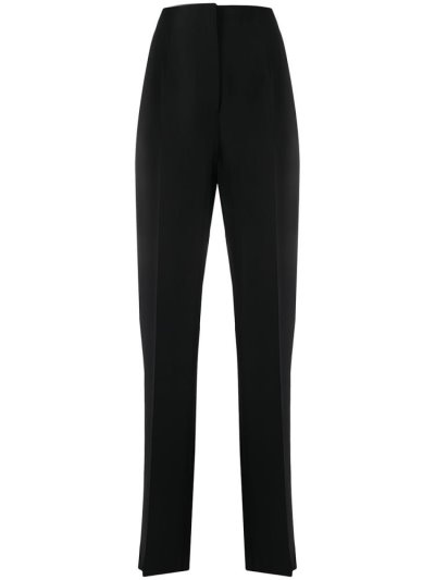 παντελονι Giorgio Armani Silk High Rise Tailored Pants γυναικεια μπλε | GR00145