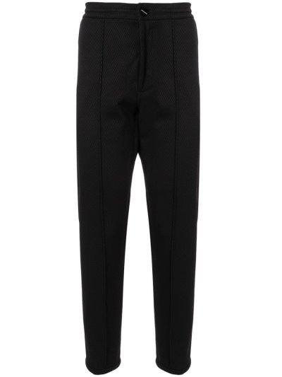 παντελονι Giorgio Armani Slim Textured ανδρικα μαυρα | GR24540