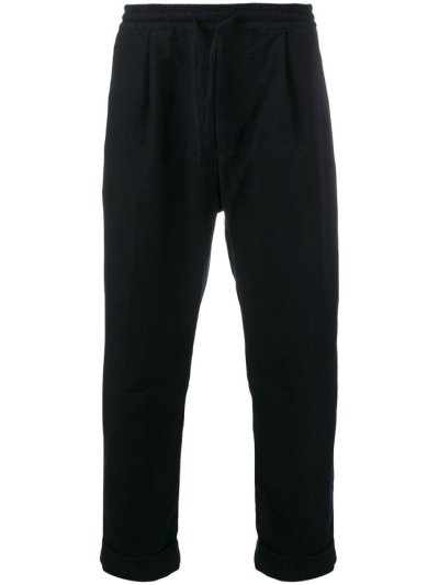 παντελονι Giorgio Armani Straight Leg Drawstring ανδρικα μπλε | GR67957