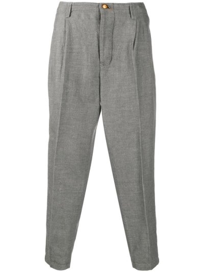 παντελονι Giorgio Armani Tapered Dart ανδρικα γκρι | GR01866