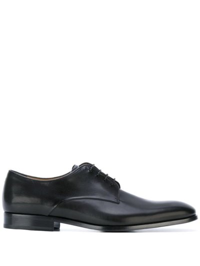 παπουτσια derby Giorgio Armani κλασικα ανδρικα μαυρα | GR16781