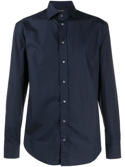 πουκαμισα Armani Emporio Slim Fit ανδρικα μπλε | GR55488