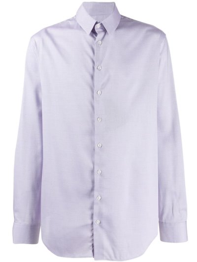 πουκαμισα Giorgio Armani Long Sleeve ανδρικα μωβ | GR57063