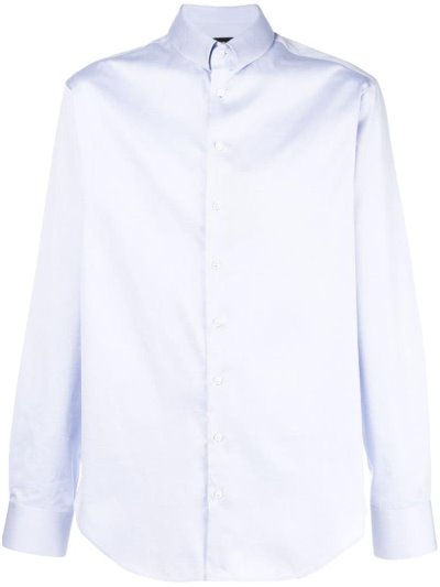 πουκαμισα Giorgio Armani Plain ανδρικα μπλε | GR51739