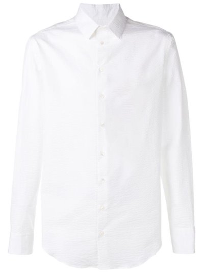 πουκαμισα Giorgio Armani Pointed Collar ανδρικα ασπρα | GR23355