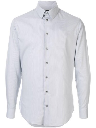 πουκαμισα Giorgio Armani κλασικα Long Sleeve ανδρικα ασπρα | GR27759