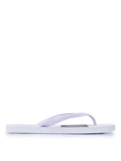 σαγιοναρεσ Armani Emporio Logo ανδρικα ασπρα | GR70497