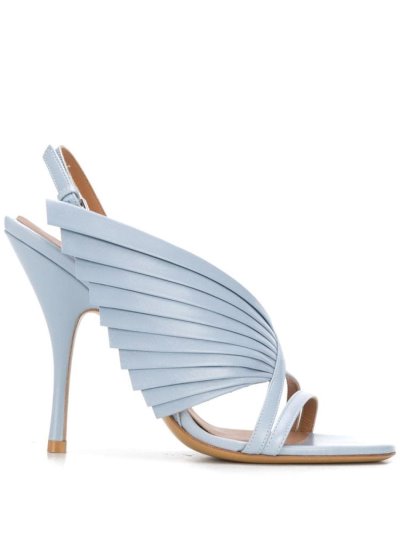 σανδαλια Armani Emporio Pleated Side Panel γυναικεια μπλε | GR11094