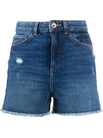 σορτσ Armani Emporio J32 Slim High Waisted γυναικεια μπλε | GR84926